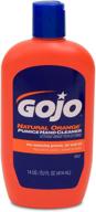 14 fl oz gojo natural orange pumice 🍊 hand cleaner: quick-acting lotion cleaner in a squeeze bottle (0957-12) logo