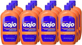 img 1 attached to 14 fl oz GOJO NATURAL ORANGE Pumice 🍊 Hand Cleaner: Quick-Acting Lotion Cleaner in a Squeeze Bottle (0957-12)