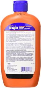 img 2 attached to 14 унции GOJO NATURAL ORANGE Пемза 🍊 Очиститель для рук: Быстро действующий лосьон в сжимайном флаконе (0957-12)