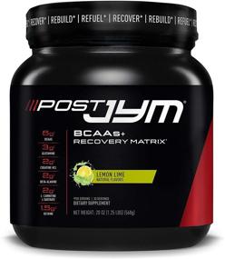 img 4 attached to Enhanced Post-Workout Recovery: JYM Supplement Science - Post JYM Active Matrix with BCAA's, Glutamine, Creatine HCL, Beta-Alanine, and More - Natural Lemon Lime Flavor - 30 Servings, 1.25 Pound