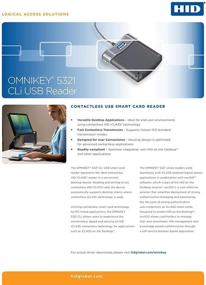 img 2 attached to HID Omnikey 5321 Cli v2: Усовершенствованный настольный бесконтактный считыватель смарт-карт - R53210039-1