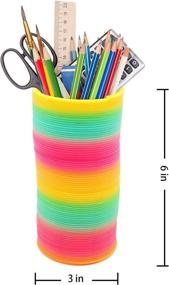 img 2 attached to 🌈 Classic Novelty Rainbow Colored Plastic