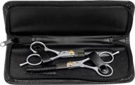 se 2-piece barber and thinning scissors set - precision hair cutting tools scb201p logo