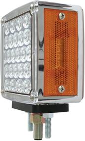 img 1 attached to 🚦 Grand General 77622 GG Square 2 Face Amber/Clear LED Pedestal Pearl Light for Driver Side