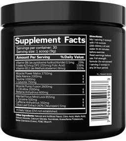 img 3 attached to JNX Sports The Shadow: Premium Pre-Workout Boost with Powerful Energy, Enhanced Mental Focus, Unmatched Strength; 350mg of Caffeine; Suitable for Men & Women; Green Apple Flavor; 30 Servings