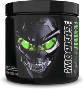 img 4 attached to JNX Sports The Shadow: Premium Pre-Workout Boost with Powerful Energy, Enhanced Mental Focus, Unmatched Strength; 350mg of Caffeine; Suitable for Men & Women; Green Apple Flavor; 30 Servings