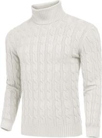 img 2 attached to Tinkwell Turtleneck Knitted Clearance Swearter Sports & Fitness for Cycling