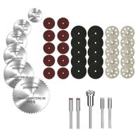 💎 diamond cutting wheel set by yeezugo - 10-piece cut off discs with mandrel for dremel rotary tools logo