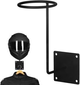 img 4 attached to ILM Helmet Holder Rack Hook Helmet Stand Wall Mount Jacket Hanger - Motorcycle Accessories