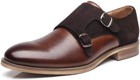 img 4 attached to 👞 Milano Leather Suede Double Loafer: Stylish Men's Slip-On Shoes in Loafers & Slip-Ons