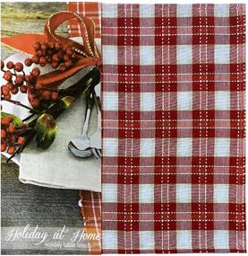 img 3 attached to Lintex Cottage Christmas Napkins Country
