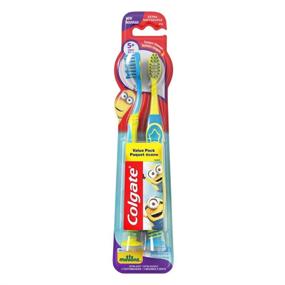 img 3 attached to 😁 Веселая зубная щетка "Миньоны" для детей - 2 штуки от Colgate