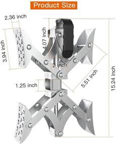 img 1 attached to 🚐 Стойка-фиксатор колес RV Sulythw для туристических трейлеров - Одна штука | Поддерживающие клиновидные стойки для колёс Аксессуары для кемпера Tire X