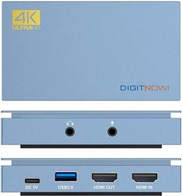 img 3 attached to 🎥 DIGITNOW Захват видео 4K - USB 3.0 HD Live Gamer с нулевой задержкой для прямой трансляции и записи PS5/PS4, Switch, Xbox Series - Устройство захвата игрового видео через HDMI