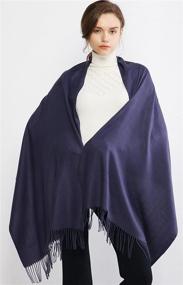 img 1 attached to 🧣 Cashmere Winter Scarf - Pashmina Scarf for Women | Stylish Accessory for Scarves & Wraps