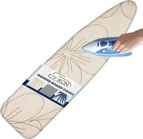 img 4 attached to 🔥 Ezy Ironing Board Cover and Pad with Thick Padding, Heat Reflective Technology - Fits Small, Standard, and Extra Wide Iron Boards - 15x54 inches - Premium Heavy Duty 15x54 Padded Covers in Beige