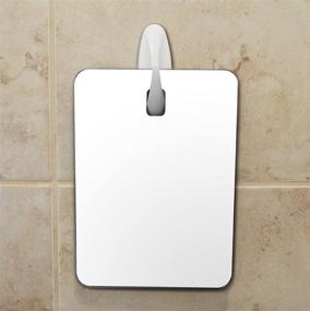 img 2 attached to Shave Pal Fog Free Shower Mirror - Large Size Fogless with Convenient 3M Command Bath Hook