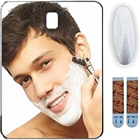 img 4 attached to Shave Pal Fog Free Shower Mirror - Large Size Fogless with Convenient 3M Command Bath Hook