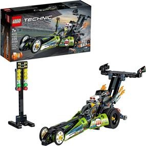 img 4 attached to 🏎️ LEGO Technic Pull Back Dragster Building Set