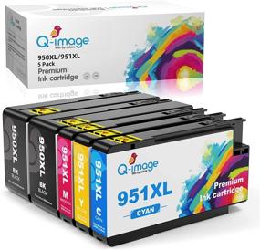 img 4 attached to 🖨️ High-Quality Q-Image 950XL 951XL Ink Cartridge Replacement for HP 950 951 Combo Pack - Ideal for HP Officejet Pro 8600 8610 8100 8620 8630 Printer - 5 Packs (2 Black, 1 Cyan, 1 Magenta, 1 Yellow)