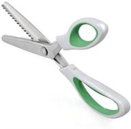 pinking shears for fabric - professional zig zag cut scissors, ideal dressmaking crafts scissors logo