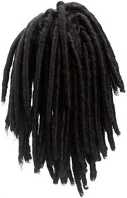 img 3 attached to 🎀 African American Afro Curly Black Doll Wigs Dreadlocks: Perfect Fit for 18-inch Dolls with 10.24 Inch Heads