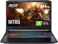 💥 acer nitro 5 an515-45-r92m gaming laptop, amd ryzen 7 5800h (8-core), nvidia geforce rtx 3060 laptop gpu, 15.6-inch fhd 144hz ips display, 16gb ddr4, 512gb nvme ssd, wifi 6, rgb backlit keyboard logo