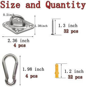 img 3 attached to Hammock Stainless Ceiling Diamond Carabiner