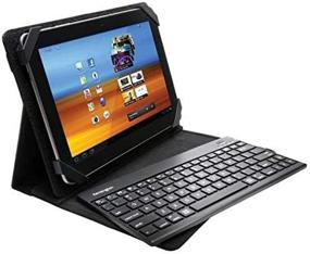 img 4 attached to Kensington KeyFolio Pro 2: Ultimate 10-Inch Tablet Keyboard, Case & Stand in Black (K39519US)