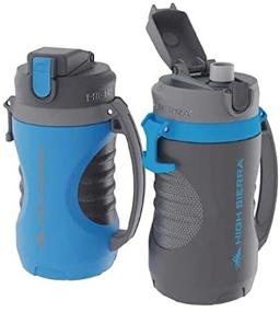 img 1 attached to 🏞️ High Sierra na1 Sport Jugs, 1.89 L (64 oz), Double Walled Insulation, 2-Pack Blue/Gray - Buy Now!