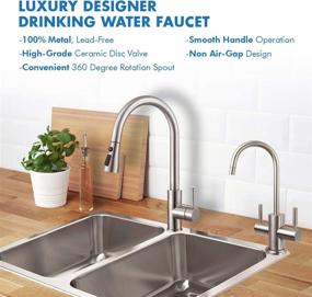 img 3 attached to 💧 APEC Water Systems Faucet-HC-WST-NP Instant Hot & Cold RO Drinking Water Dispenser, Brushed Nickel