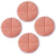 🧹 set of 4 heavy scrub mop pads replacement for bissell spinwave 2039a 2315a 2037 2124 series powered hard floor mop logo