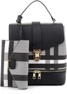 🎒 burgundy fashion leather shoulder backpack for women - handbags, wallets, and backpacks collection logo