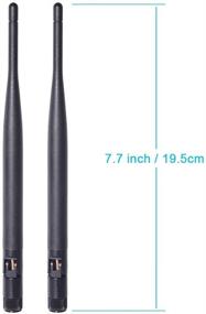 img 1 attached to 📶 Bingfu Dual Band WiFi Antenna (2-Pack) for Router, Wireless Cards, IP Cameras