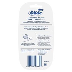 img 2 attached to 🦷 Oral-B Glide Pro-Health Deep Clean Dental Floss: 40m, Cool Mint (Pack of 2) - Effective Oral Hygiene Solution