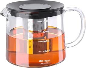 img 4 attached to 🌸 COPOTEA Removable Infuser Stovetop Blooming: A Versatile Tea Brewing Solution