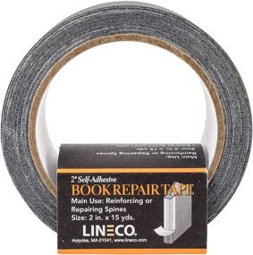 img 1 attached to 📚 Self Adhesive Black Book Repair Tape - Wide 2 Inch Width