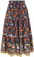choies womens floral pleated skirts logo