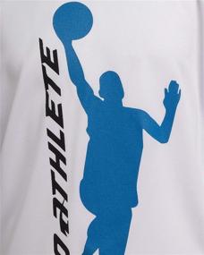 img 2 attached to Pro Athlete Matching Performance Basketball Boys' Clothing in Clothing Sets