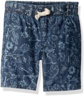 👖 lucky brand boys toddler shorts: stylish and comfortable boys' clothing for your little one logo