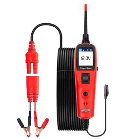 img 4 attached to 🚗 Автоанализатор питания Autel PowerScan PS100 для автомобилей, тестер цепей, цифровой вольтметр, диагностический инструмент для автомобильной электрической системы - красный