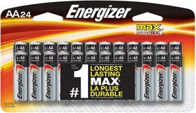 img 1 attached to Энергетические батарейки Energizer АА, максимальная щелочная двойная батарея АА (упаковка из 24 шт.), E91BP-24