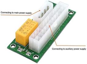 img 2 attached to 💡 2 Pack Dual PSU Jumper: Advanced Power Supply Adapter with Daisy Chain Connector - add2psu ATX 24 pin to Molex 4Pin Connector (2pcs)