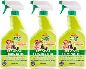 img 4 attached to 🍊 Citrus Magic Pet Odor Eliminator: Triple Pack, 22 fl oz each – Banish Pet Odors with Ease!