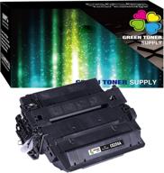 🖨️ gts (1 black, 6,000 pages) compatible ce255a toner cartridge 55a 55x for hp 55a: pro m521dn, m525dn, p3015dn, p3010 printer logo