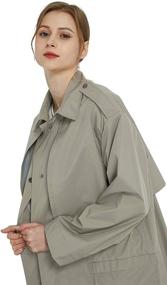 img 1 attached to Stylish and Durable Orolay Windbreaker Raincoat Jackets for Women - Coats, Jackets & Vests Collection