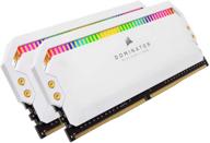 корсеир доминатор платинум rgb 32 гб (2x16 гб) ddr4 4000 мгц (pc4-32000) c19 1.35v модули оперативной памяти для настольного компьютера - белый логотип