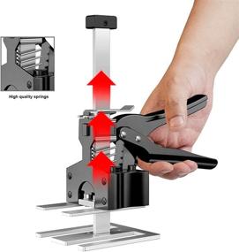 img 1 attached to 🔧 Effort Elevator Tool Set - Labor Saving Arm Jack for Drywall Lift - High Lift Jack up to 170mm - Furniture & Cabinet Jacks for Easy Installation - Up to 375lb - Renewed Version - 2 Pcs