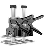 🔧 effort elevator tool set - labor saving arm jack for drywall lift - high lift jack up to 170mm - furniture & cabinet jacks for easy installation - up to 375lb - renewed version - 2 pcs logo