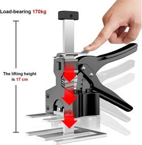 img 2 attached to 🔧 Effort Elevator Tool Set - Labor Saving Arm Jack for Drywall Lift - High Lift Jack up to 170mm - Furniture & Cabinet Jacks for Easy Installation - Up to 375lb - Renewed Version - 2 Pcs